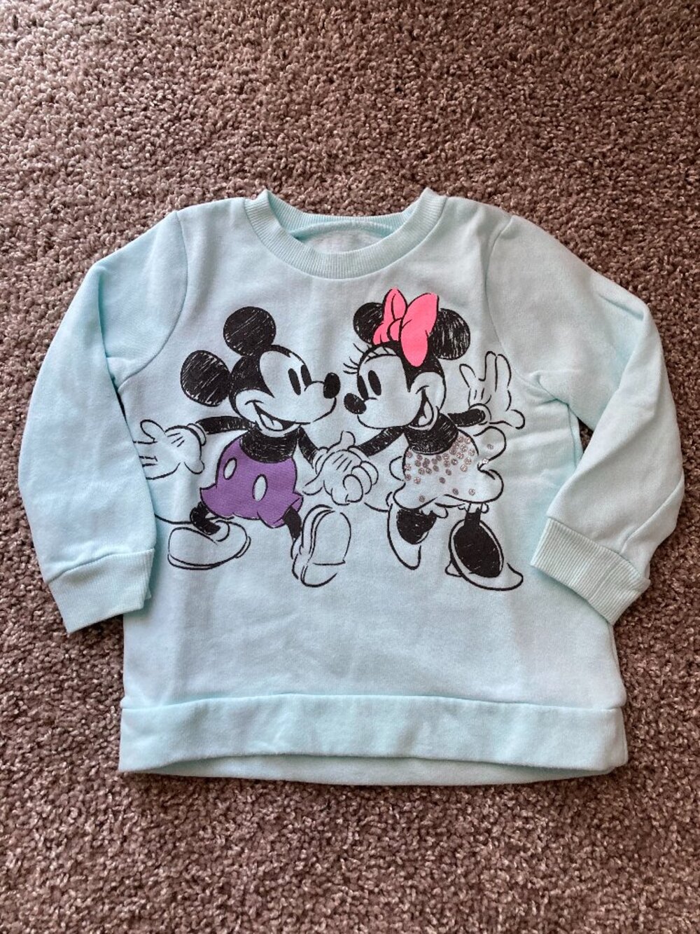 Jumping Beans Minnie/Mickey Sweater Size 24mo